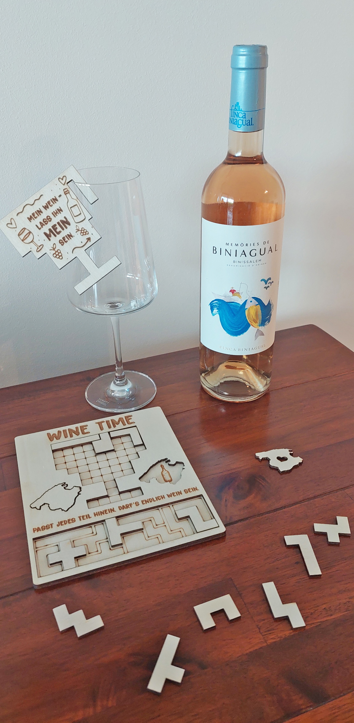 Brettspiel / Puzzle „WINE TIME“