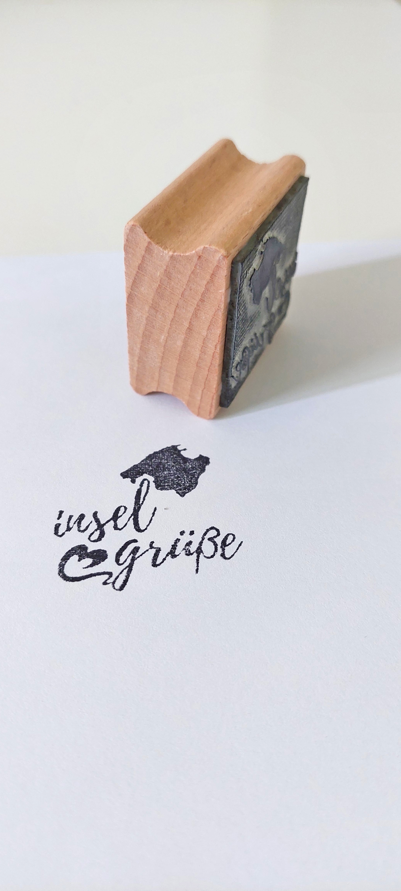 Ansicht 3 von Mallorca Stempel „Inselgrüße“ oder individuell gelasert