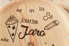 Brotzeitbrett "Schulkind Kindergartenkind"