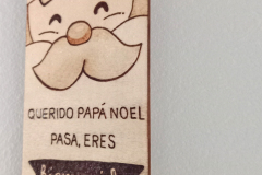 Türschild "Papá Noel"