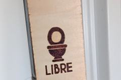 Türschild OCUPADO / LIBRE