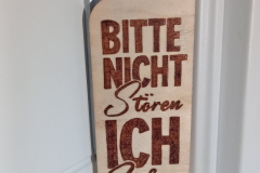 Türschild "Bitte nicht stören - ich zicke"