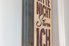 Türschild "Bitte nicht stören - ich zicke"