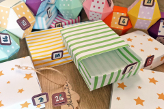 Weihnachtskalender Raupe
