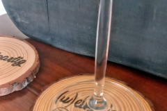 Untersetzer Weinglas (w)einzigartig
