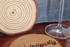 Untersetzer Weinglas (w)einzigartig
