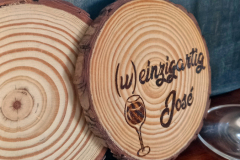Untersetzer Weinglas (w)einzigartig