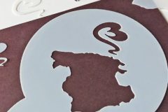 Kaffeeschablone „Mallorca mit Herz“ – für Kakaopulver & Zimt
