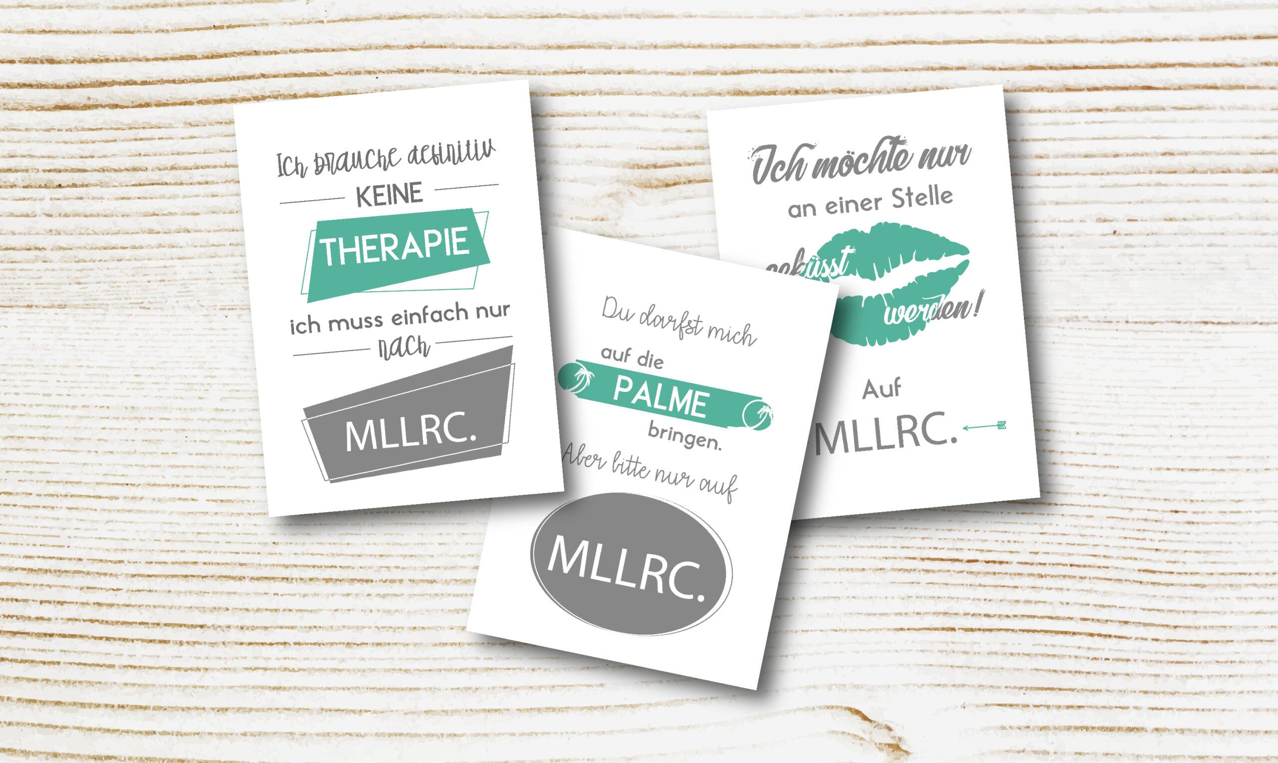 Postkarten - Grußkarten Mallorca "MLLRC"
