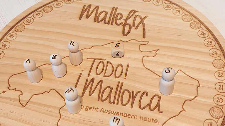 Brettspiel Mallorca „Mallefix“