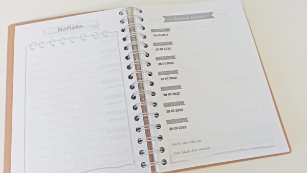 Noitzbuch WOCHENPLANER & NOITZSEITE