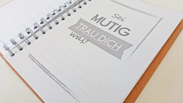Notizbuch SPRUCHSEITE