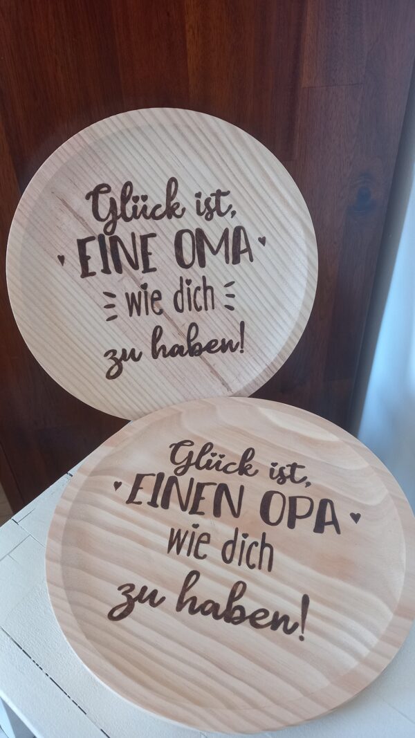 Glück ist eine Oma / einen Opa wie dich zu haben.