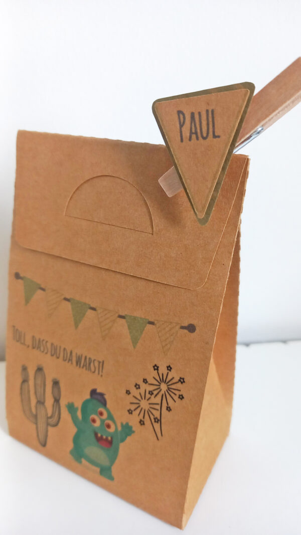 Geburtstagstüte Gastgeschenk Mitgebseltüte