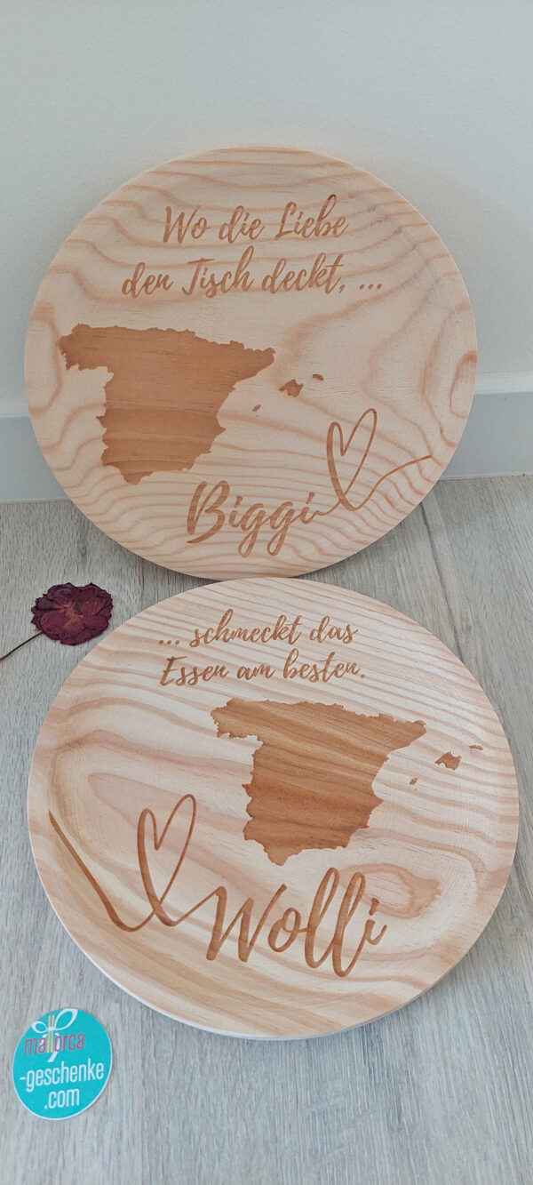 Brotzeitbretter Pärchen Umzug
