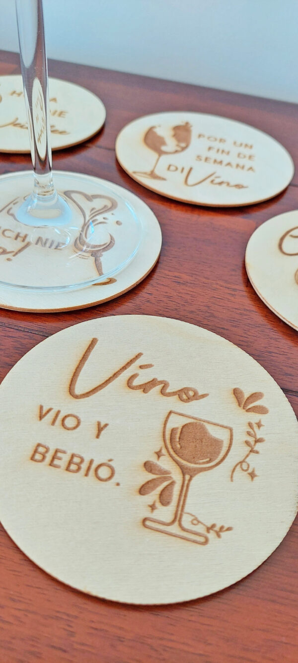 Weinuntersetzer Vino