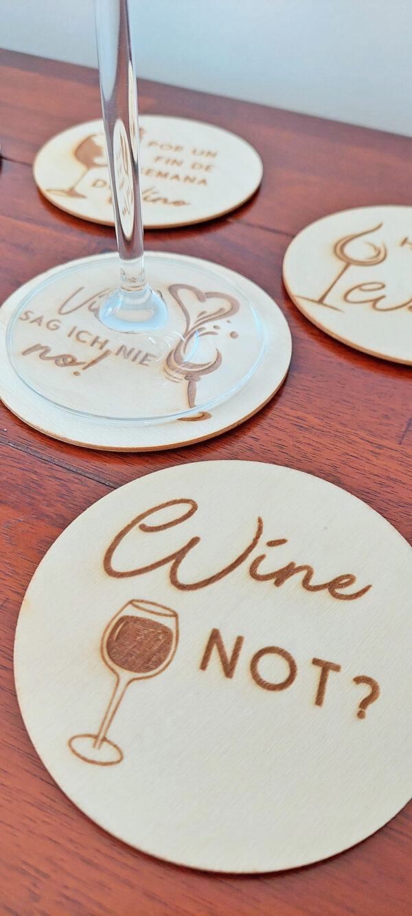 Weinuntersetzer WINE not?