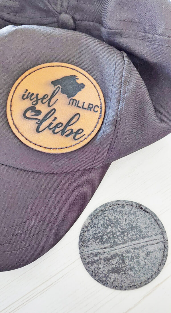 Lederpatches mit Logo