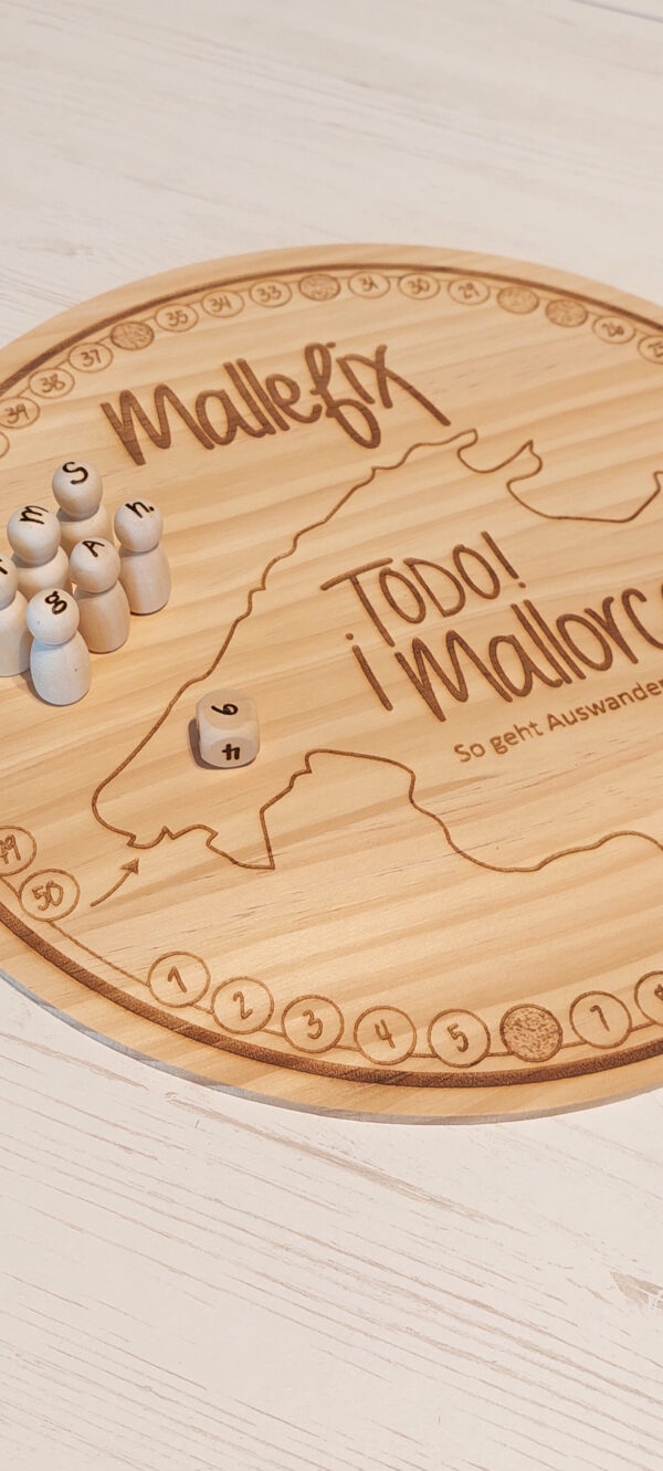 Brettspiel Würfelspiel MALLEFIX Mallorca