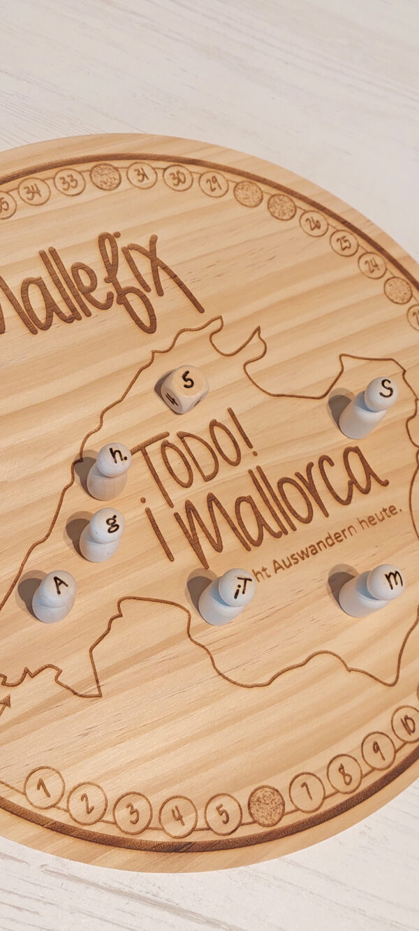 Brettspiel Würfelspiel MALLEFIX Mallorca
