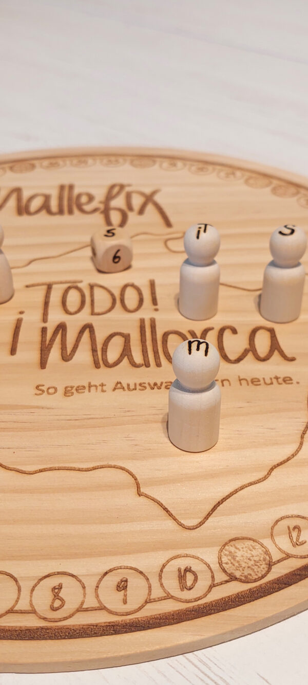 Brettspiel Würfelspiel MALLEFIX Mallorca