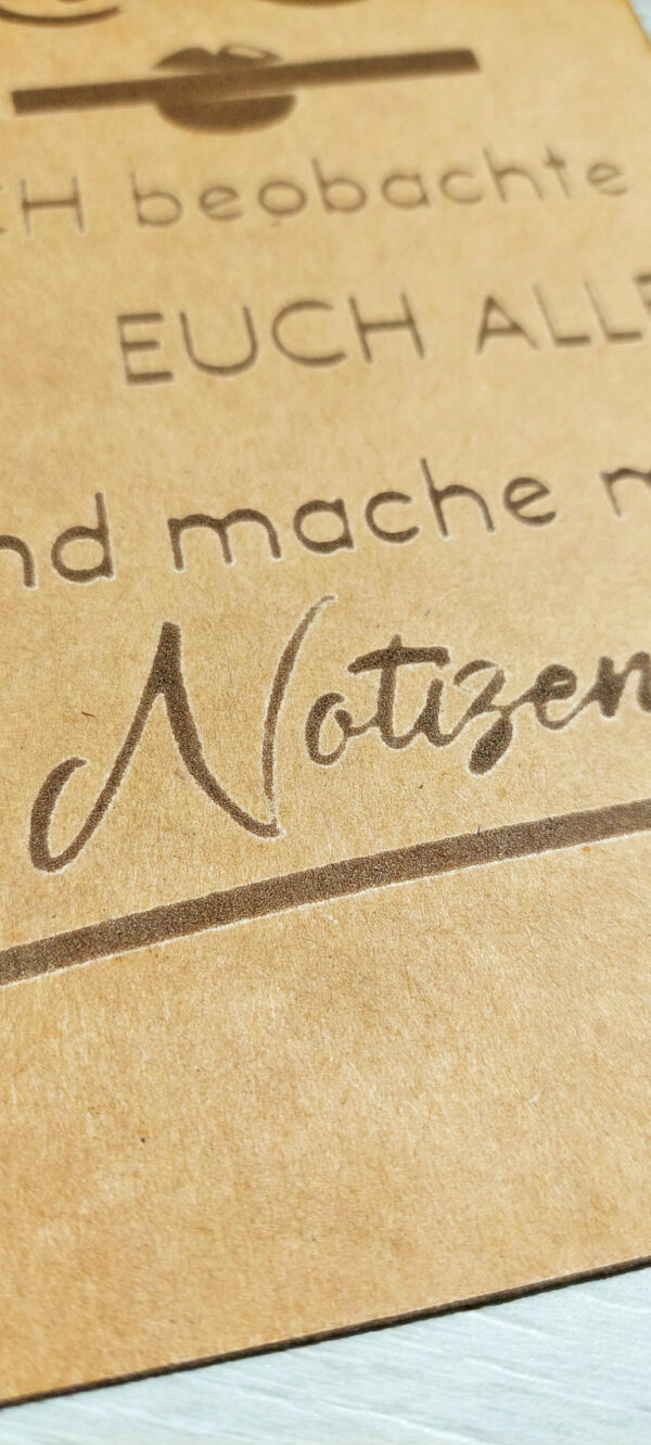 Notizbuch & Freundebuch TITEL eingebrannt