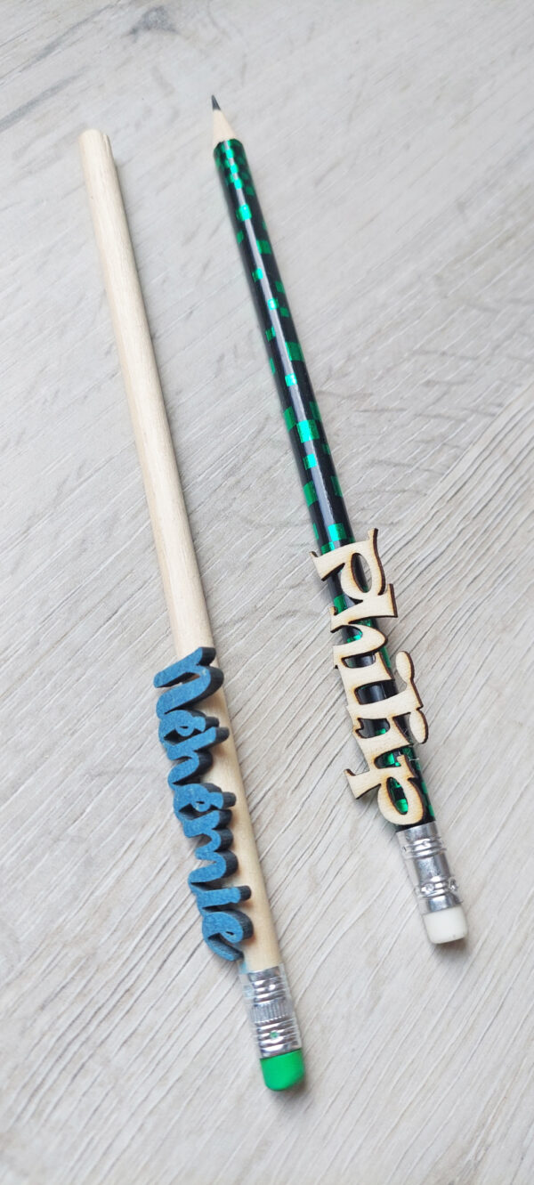 Bleistift mit Name