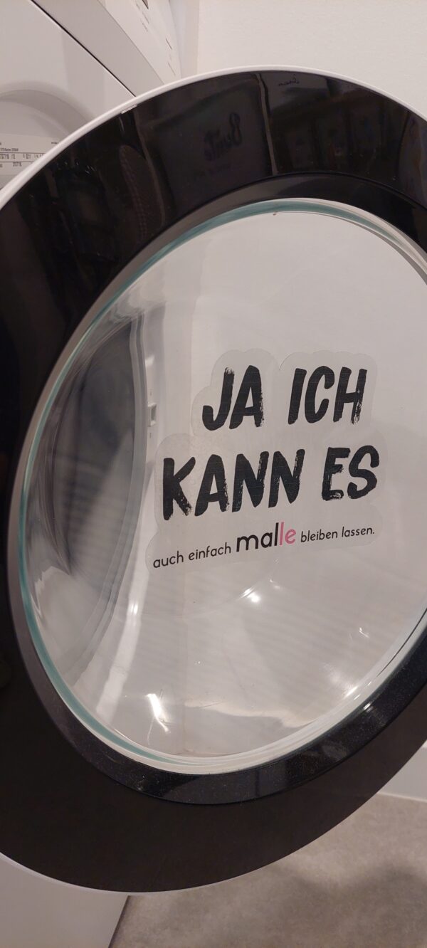 Aufkleber „Ja, ich kann es auch einfach Malle bleiben lassen“