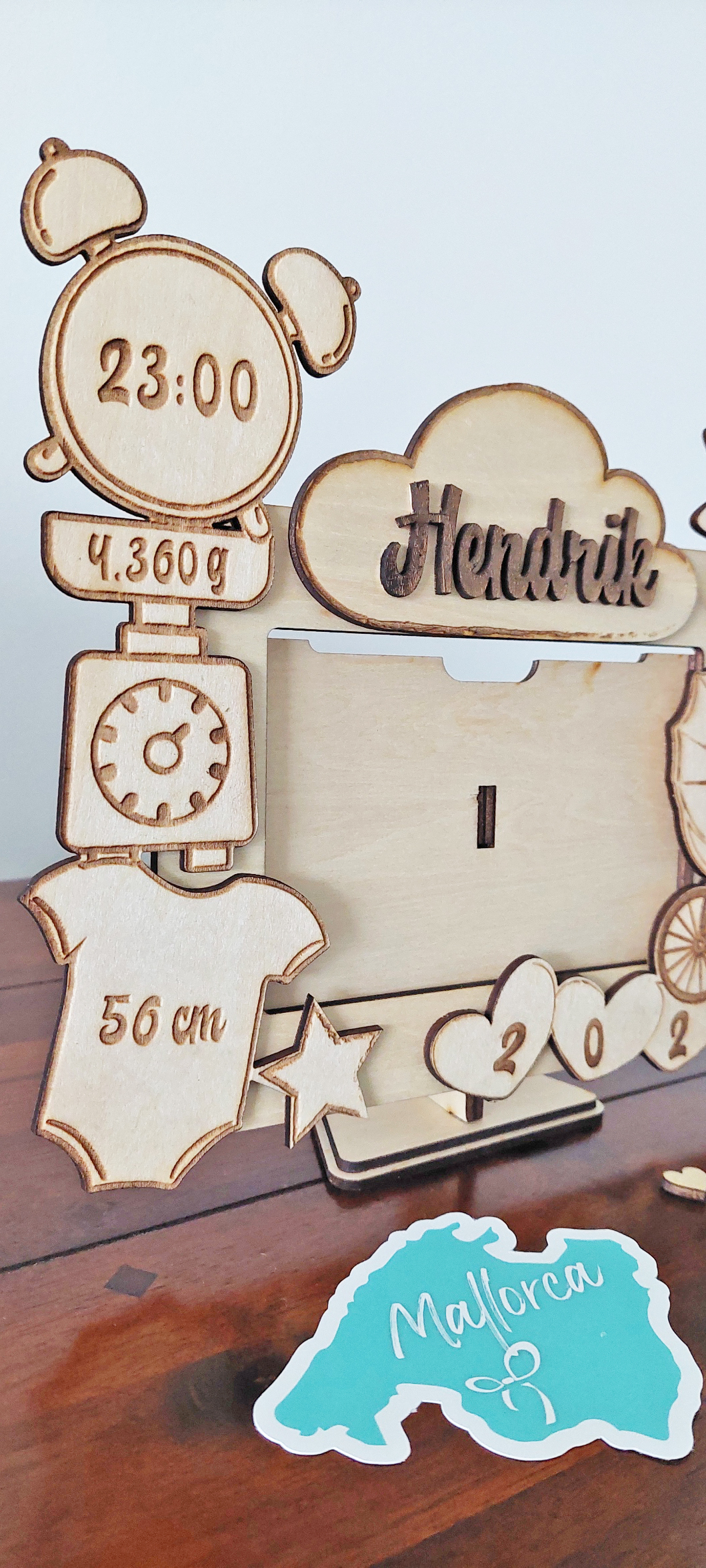 Bilderrahmen Geburt Baby