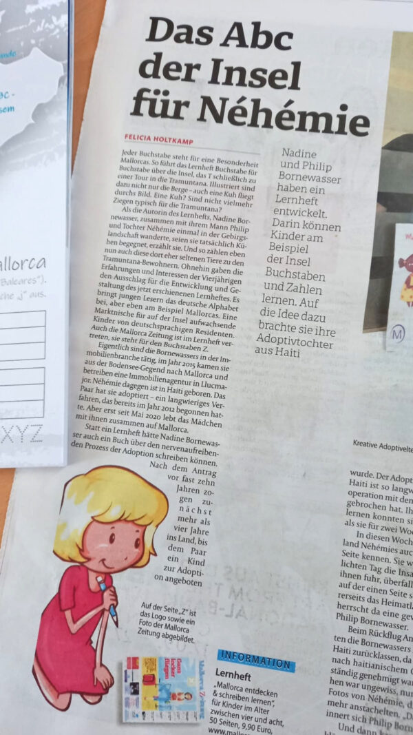 Mallorca Zeitung Mallorca entdecken. Schreiben lernen. Schreibheft Lernheft