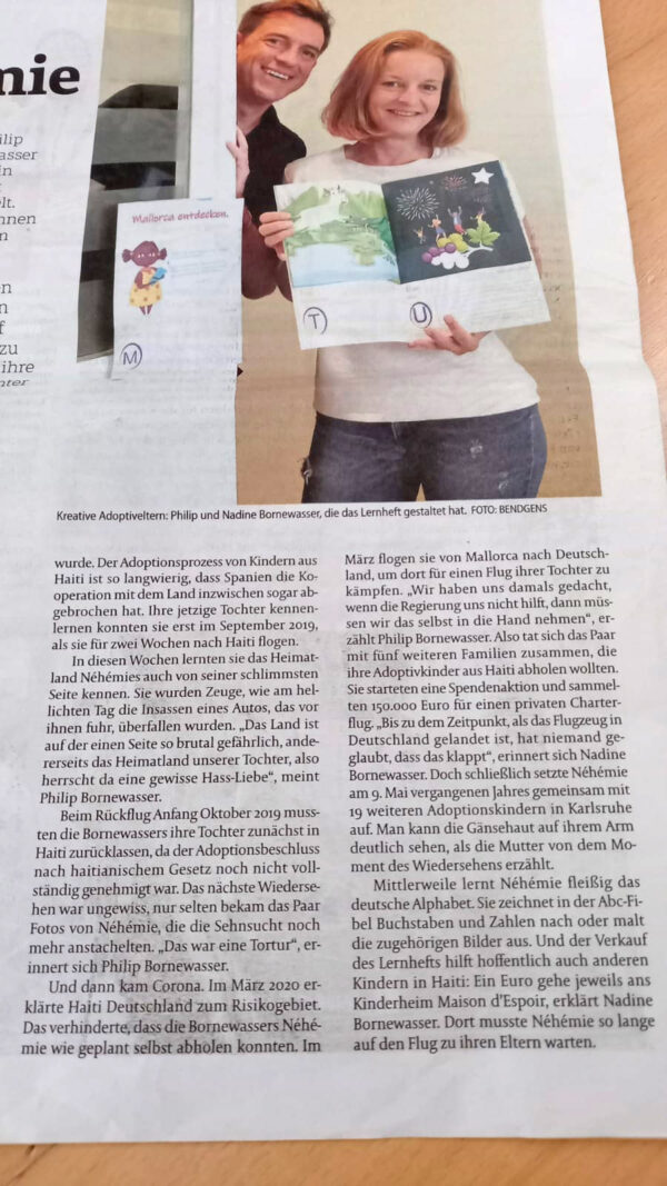 Mallorca Zeitung Mallorca entdecken. Schreiben lernen. Schreibheft Lernheft