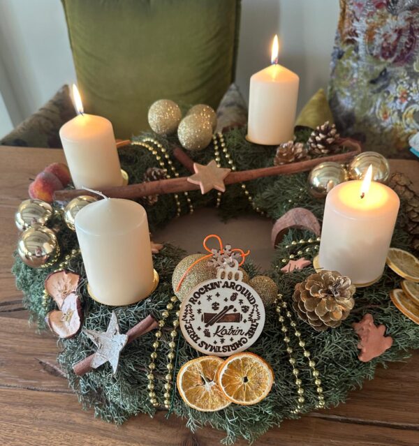 Weihnachtskugel personalisiert