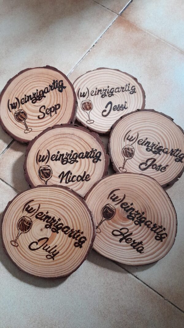 Weinuntersetzer Untersetzer (w) einzigartig