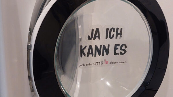 Aufkleber „Ja, ich kann es auch einfach Malle bleiben lassen“