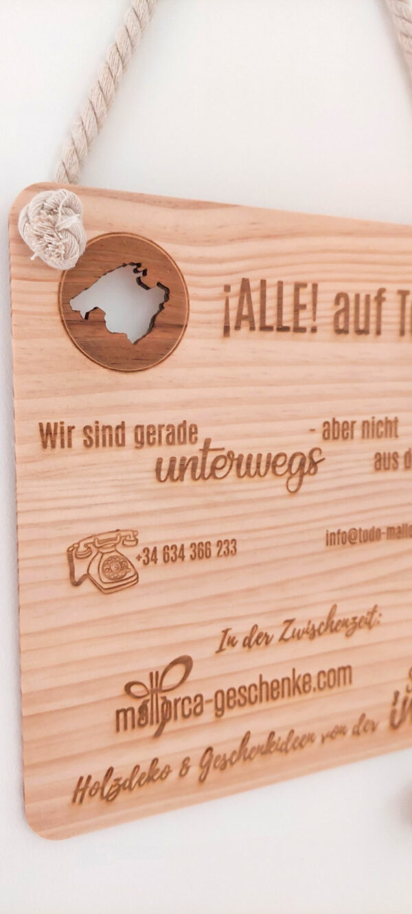 Türschild Firmenschild - ¡TODO! Mallorca