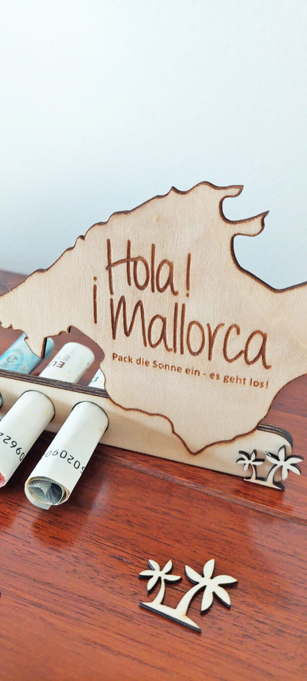 Gutschein Geldgeschenk Mallorca Malle