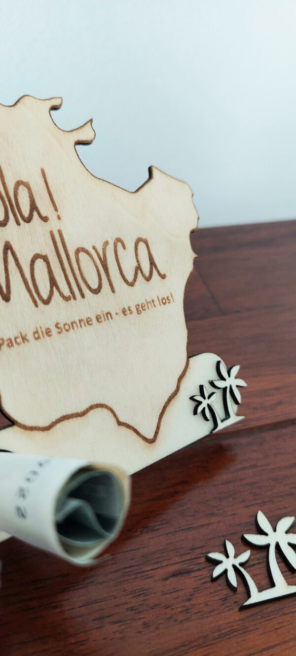 Gutschein Geldgeschenk Mallorca Malle