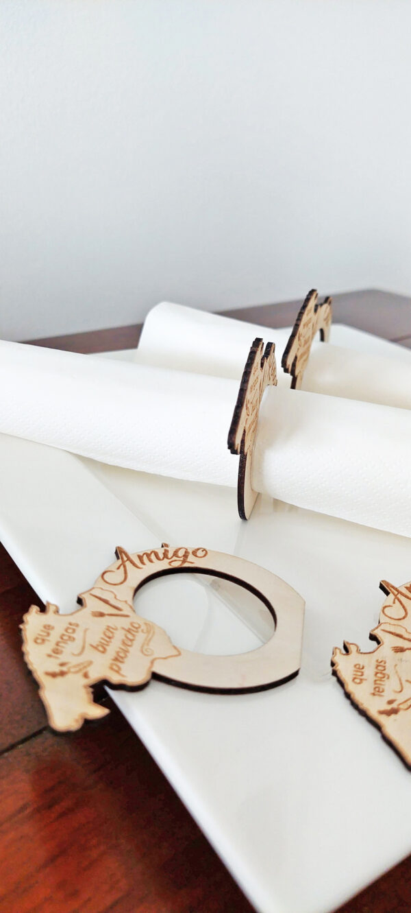 Serviettenring Holz personalisiert mit Name