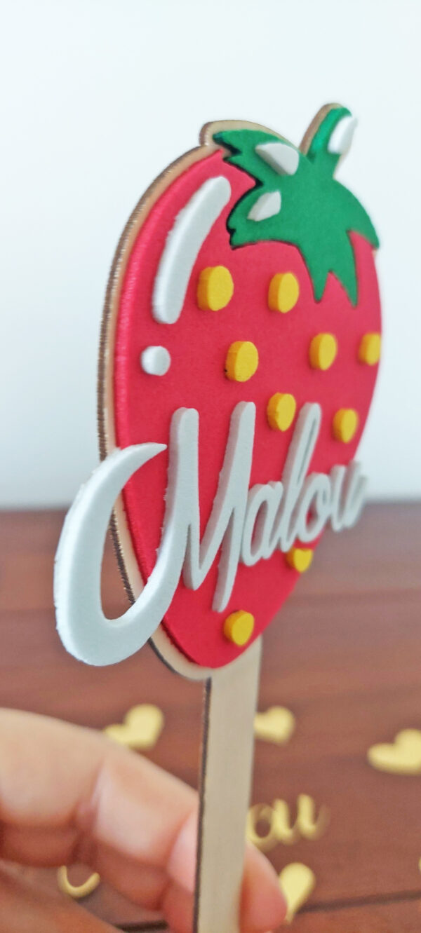 Personalisierter Cake Topper - Tortendekoration