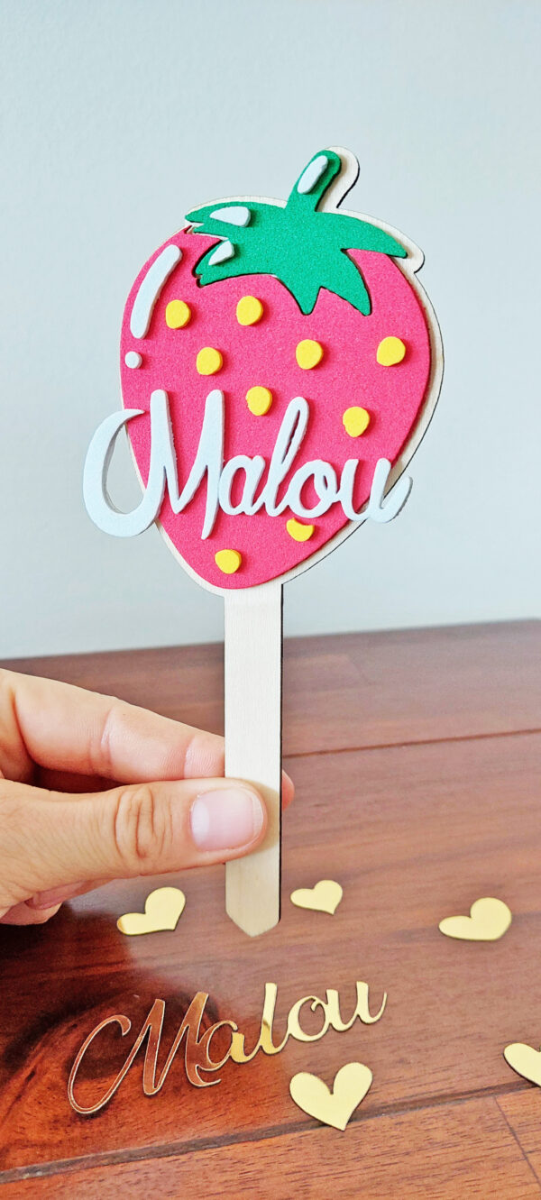 Personalisierter Cake Topper - Tortendekoration