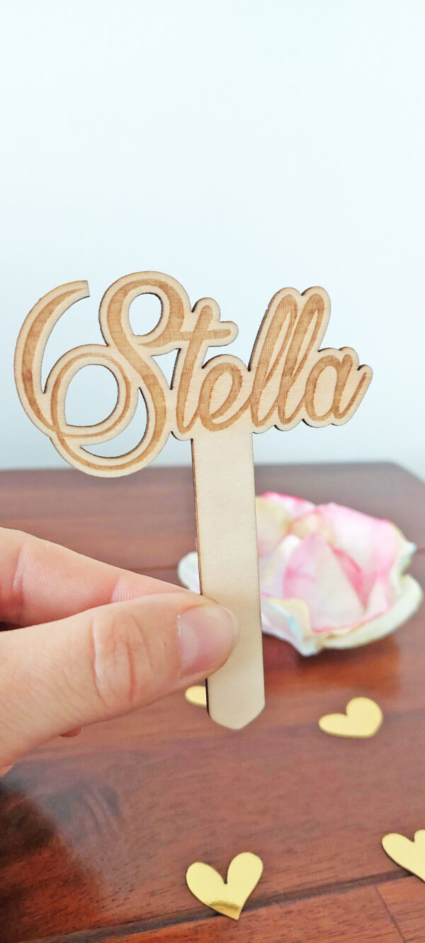 Personalisierter Cake Topper - Tortendekoration