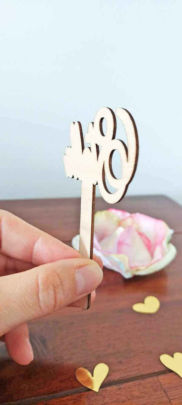 Personalisierter Cake Topper - Tortendekoration