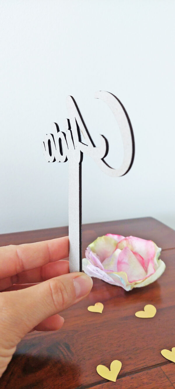 Personalisierter Cake Topper - Tortendekoration