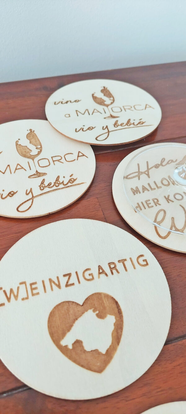 Untersetzer Weinglas Mallorca