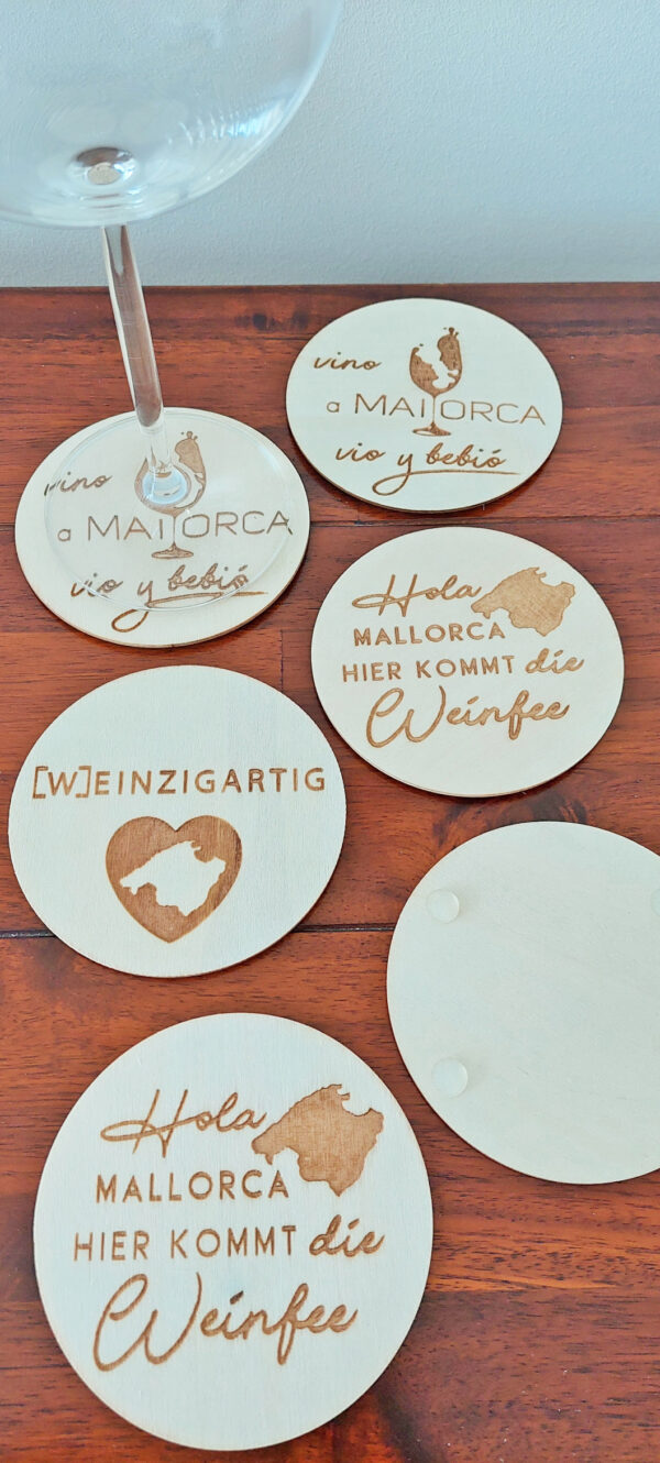Untersetzer Weinglas Mallorca