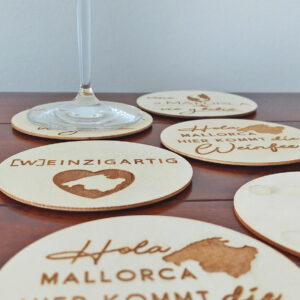 Untersetzer Weinglas Mallorca
