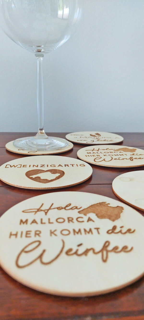 Untersetzer Weinglas Mallorca