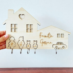Schlüsselbrett Schlüsselkasten Familie
