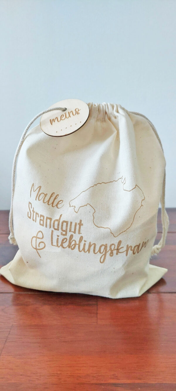 kleiner Baumwollbeutel personalisiert