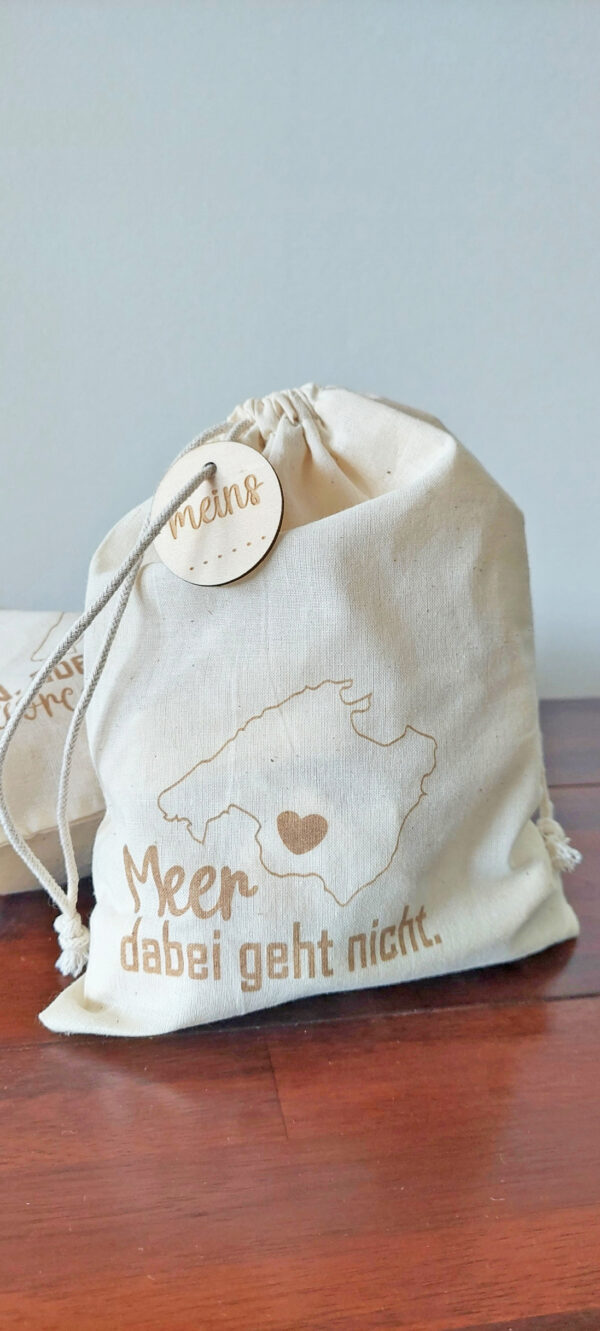kleiner Baumwollbeutel personalisiert